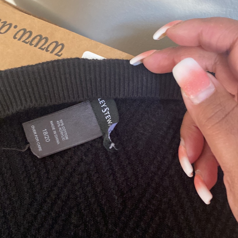 ASHLEY STEWART plus size (18/20) sweater knit jumpsuit - Picture 7 of 7